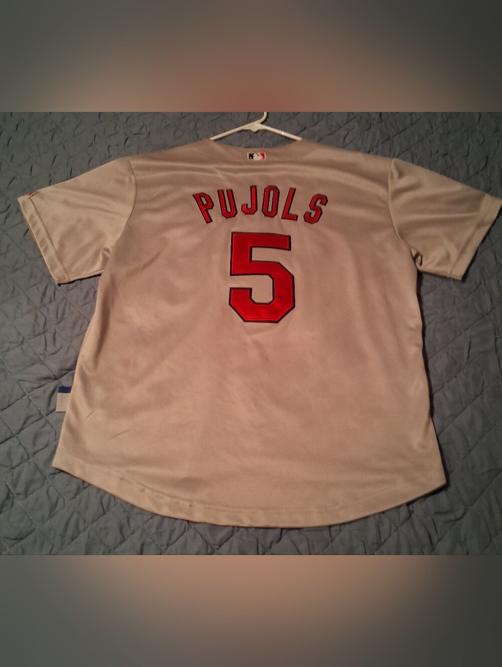 Majestic Authentic St. Louis Cardinals Albert Pujols Baseball Jersey Men’s Sz L.